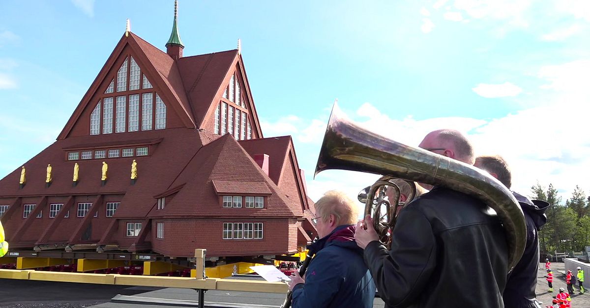 Här går kyrkan i mål efter två dagars rullning i Kiruna