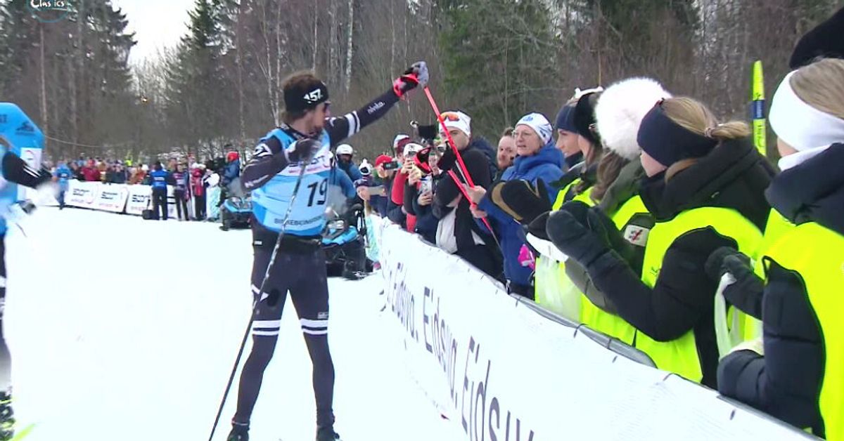 Vasaloppsvinnaren Oskar Kardins stav g&aring;r av direkt i Ski Classics