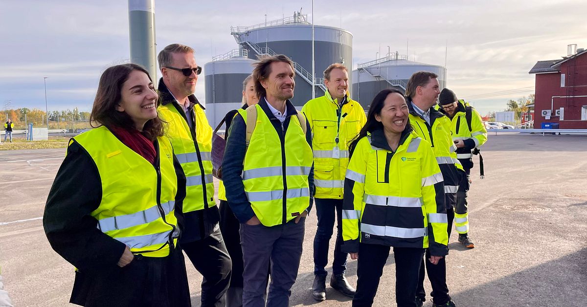 Här invigs Sveriges största biogasanläggning i Linköping: ”Jättestolta”