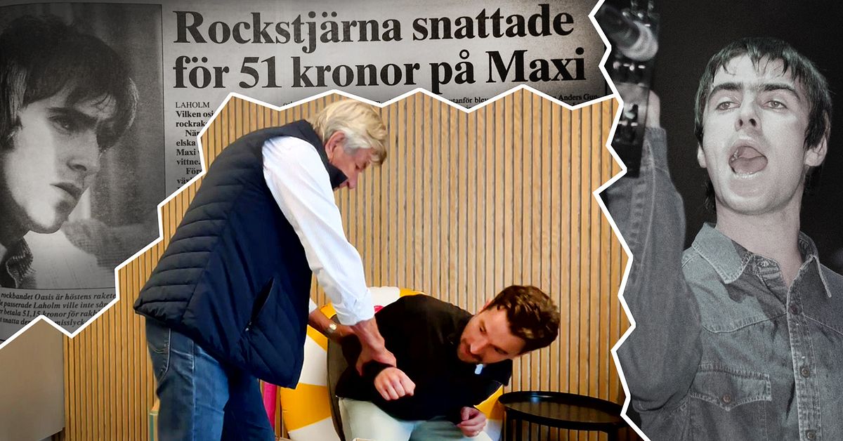 Okända historien om Oasis i Laholm 1994 – Lennart fick brotta ner Liam Gallagher