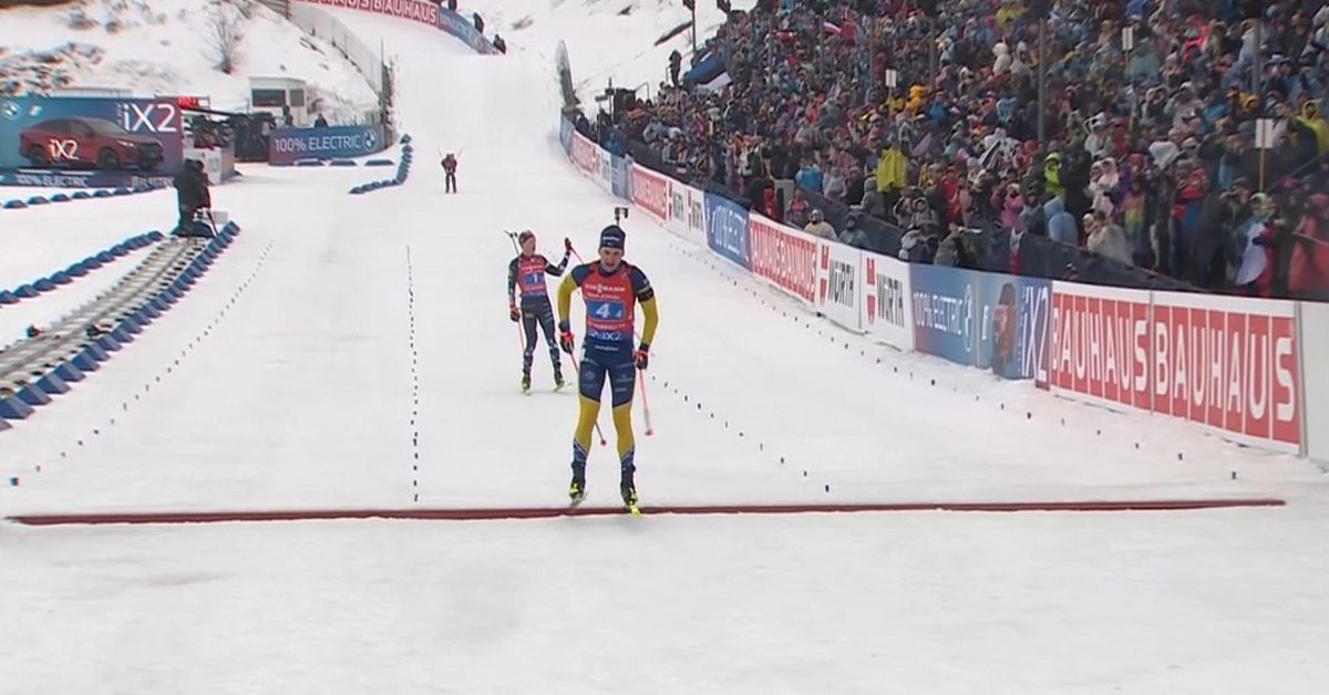Skiskyting: Ponsiluoma faller på sprinten fra Thingnes Bö om andreplass i mixstafetten: «Veldig deilig å slå Norge»