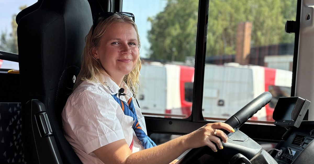 Anna, 34, fr&aring;n &Ouml;desh&ouml;g kan bli Sveriges b&auml;sta bussf&ouml;rare