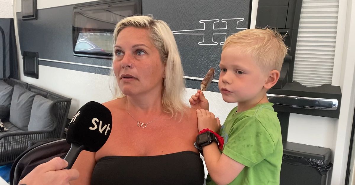 Viktoria fick str&ouml;m genom kroppen efter blixtnedslag i Bjurholm