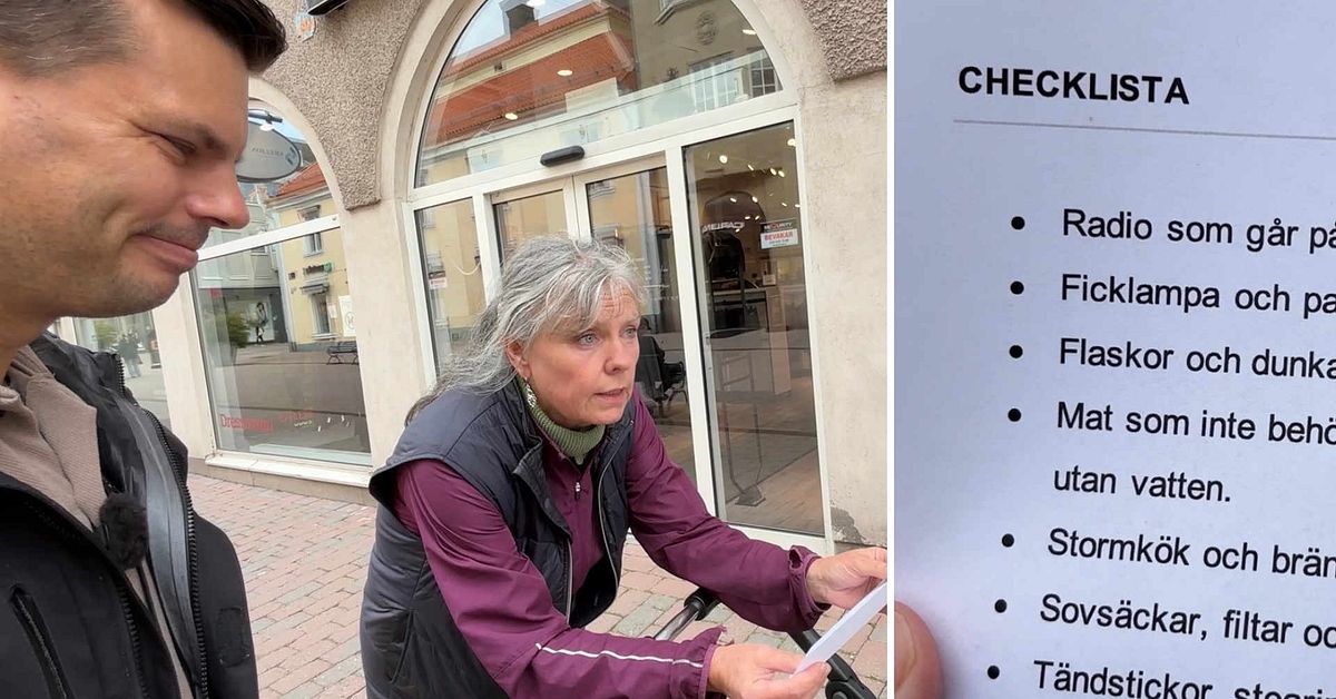 H&auml;r &auml;r listan som kan r&auml;dda dig om kriget kommer