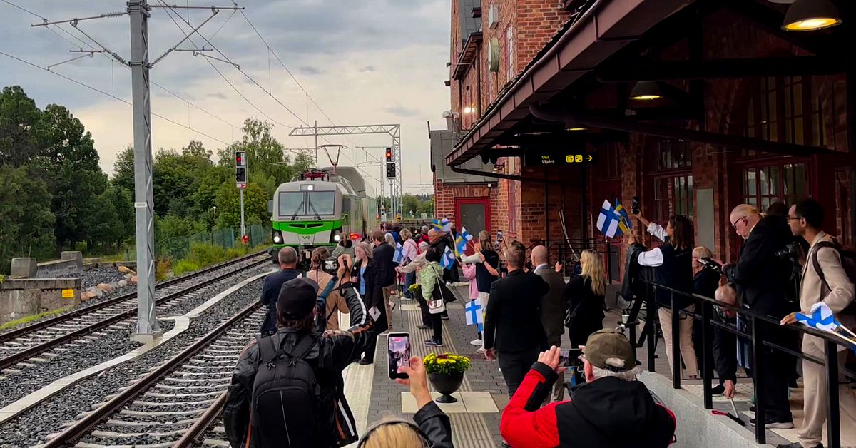 H&auml;r anl&auml;nder f&ouml;rsta persont&aring;get fr&aring;n Finland till Sverige &ndash; p&aring; 34 &aring;r