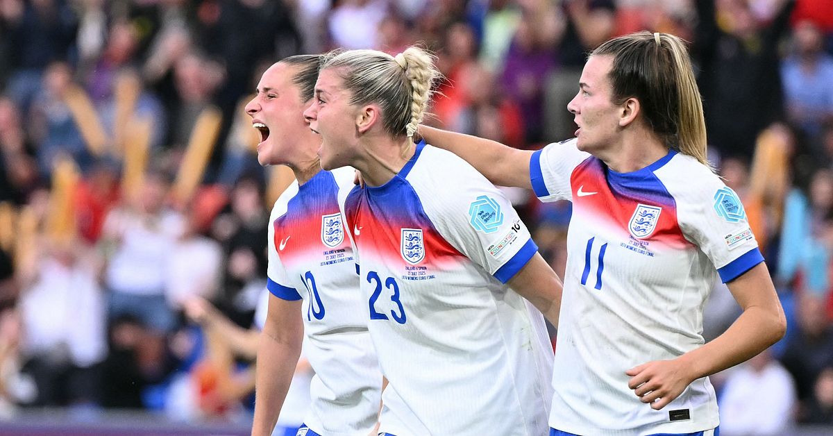 England tar EM-guld igen – besegrar Spanien efter straffrysare