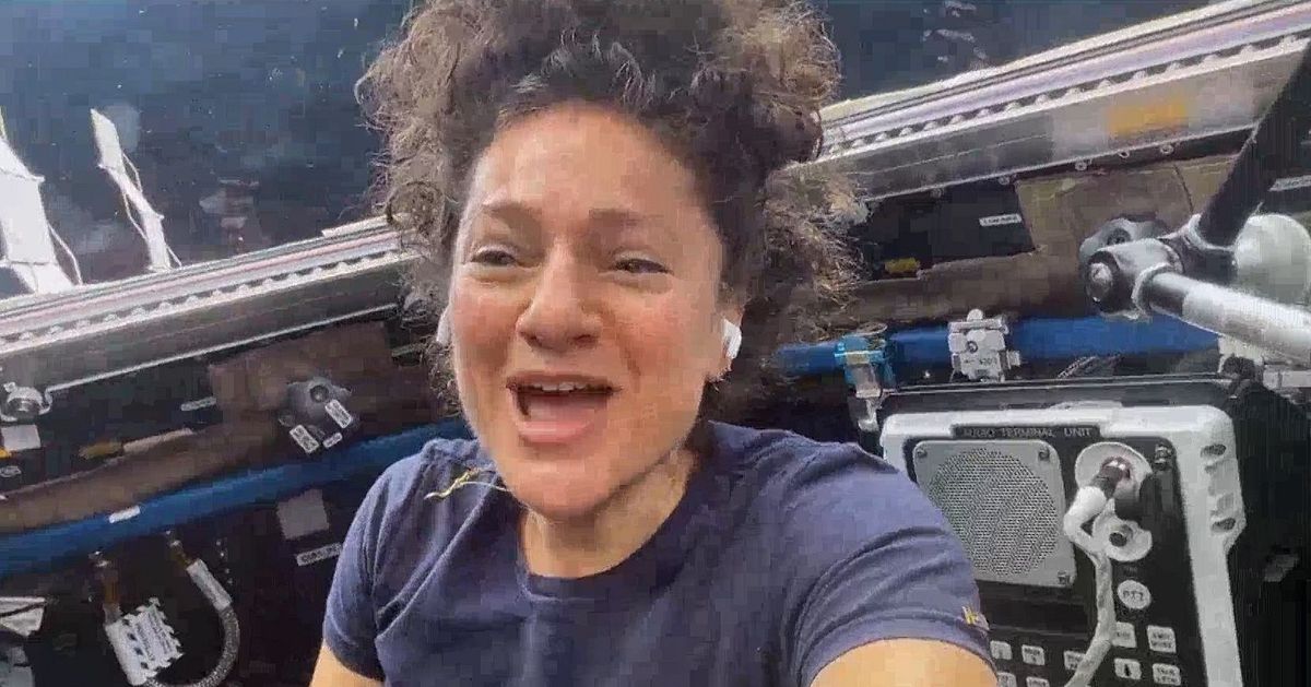 Astronauten Jessica Meir fr&aring;n rymden: Hedrad &ouml;ver att representera USA och Sverige