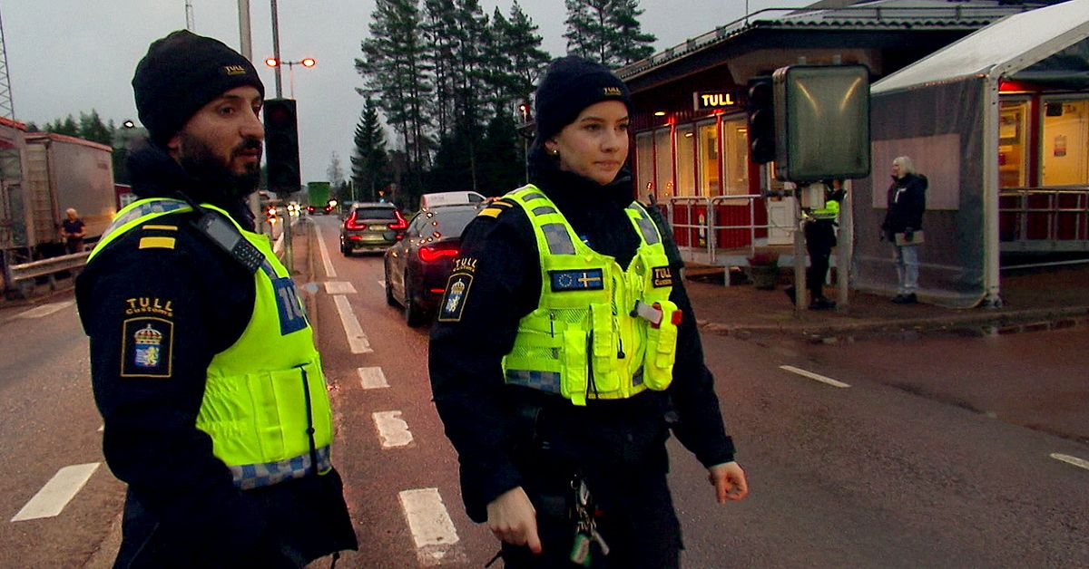 Ett &aring;r med bev&auml;pnad svensk tull: Stoppas vid gr&auml;nsen till Norge