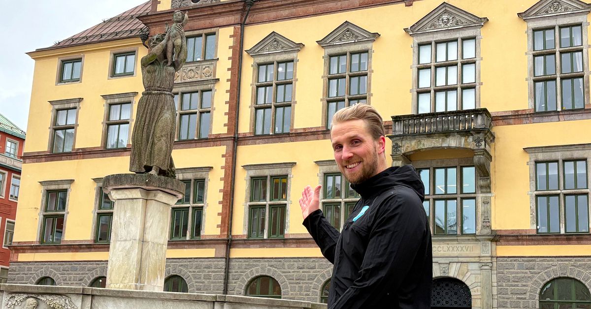 Han ska springa 700 varv runt font&auml;nen i Eskilstuna: &rdquo;Lite galen&rdquo;