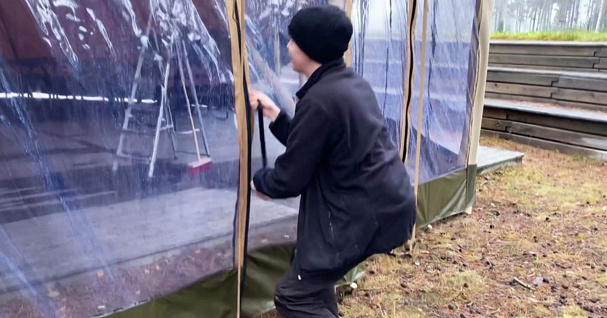 På campingen i Luleå förbereder man sig för en fransk invasion