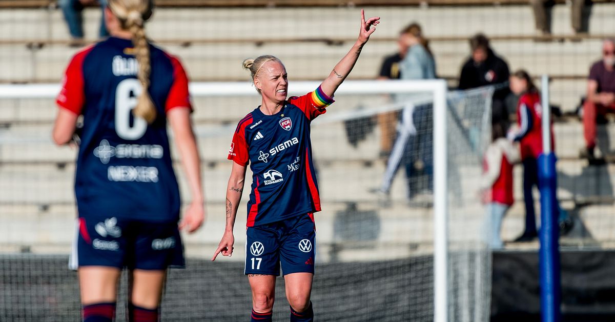 Caroline Seger med mål i andra raka matchen i Rosengårds seger över Djurgården