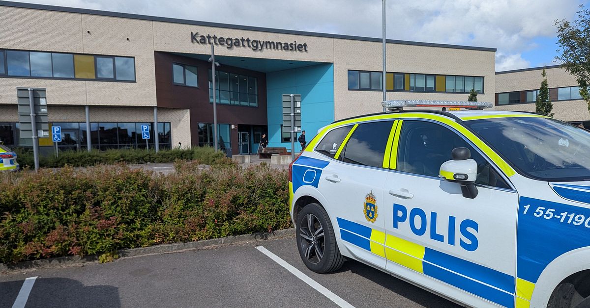 En gripen efter hot mot Kattegattgymnasiet