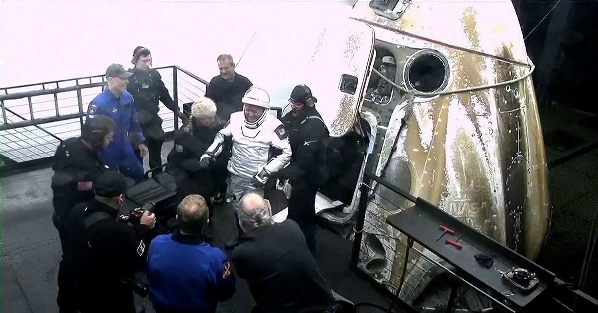 H&auml;r landar astronauterna p&aring; jorden &ndash; tvingades hem efter sjukdom