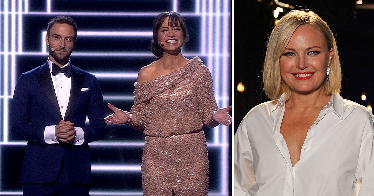 Malin Åkerman and Petra Mede host the Eurovision song contest 2024