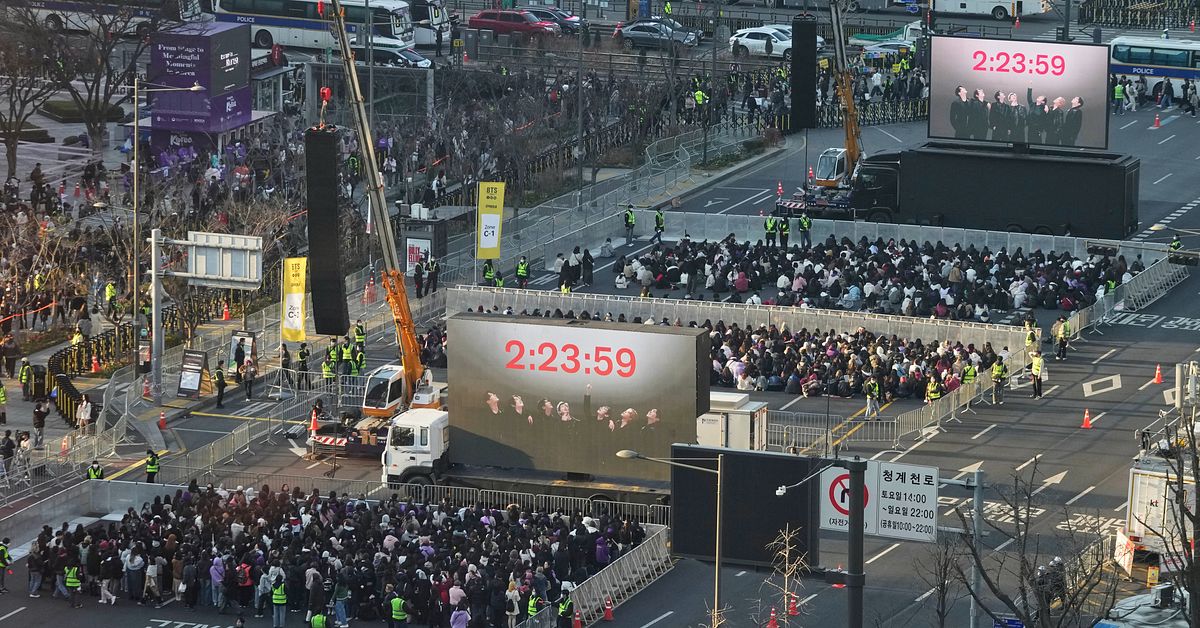 BTS&ndash;fans tar &ouml;ver Seoul: &rdquo;En &auml;ra&rdquo;