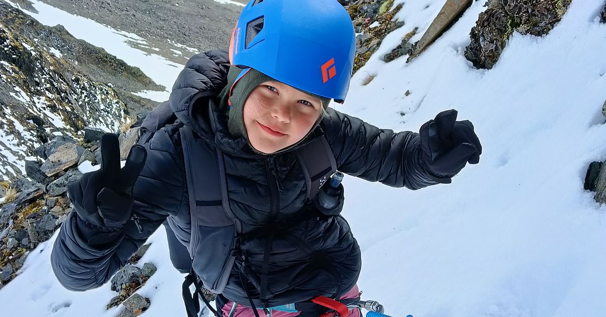 Milly, 8, fr&aring;n Molkom tog den sv&aring;ra v&auml;gen upp p&aring; Kebnekaise