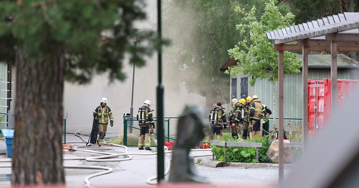 Brand på förskola i Skärholmen i Stockholm