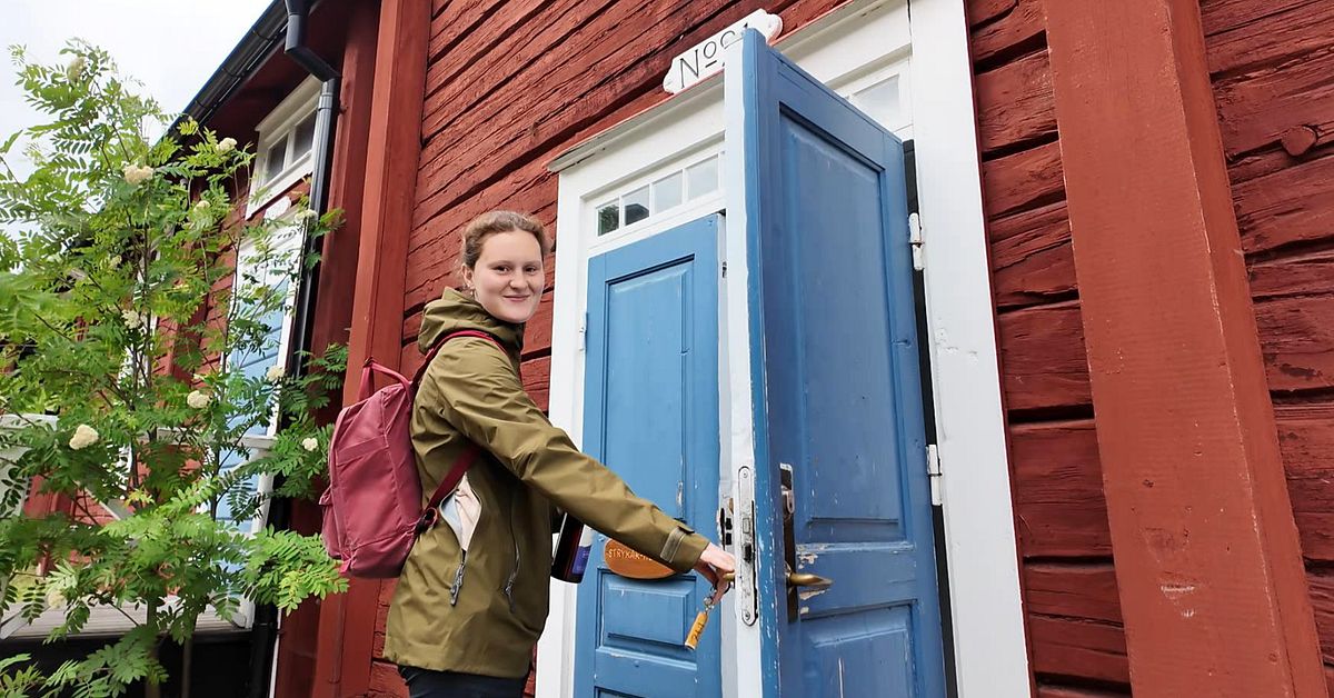 Flyttade 100 mil f&ouml;r sommarjobb i Vilhelmina &ndash; f&aring;r bo gratis i 200-&aring;rig kyrkstad