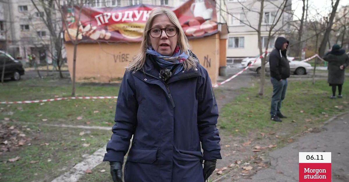 Kraftiga attacker mot Kiev under natten: ”Oerhört tung natt”