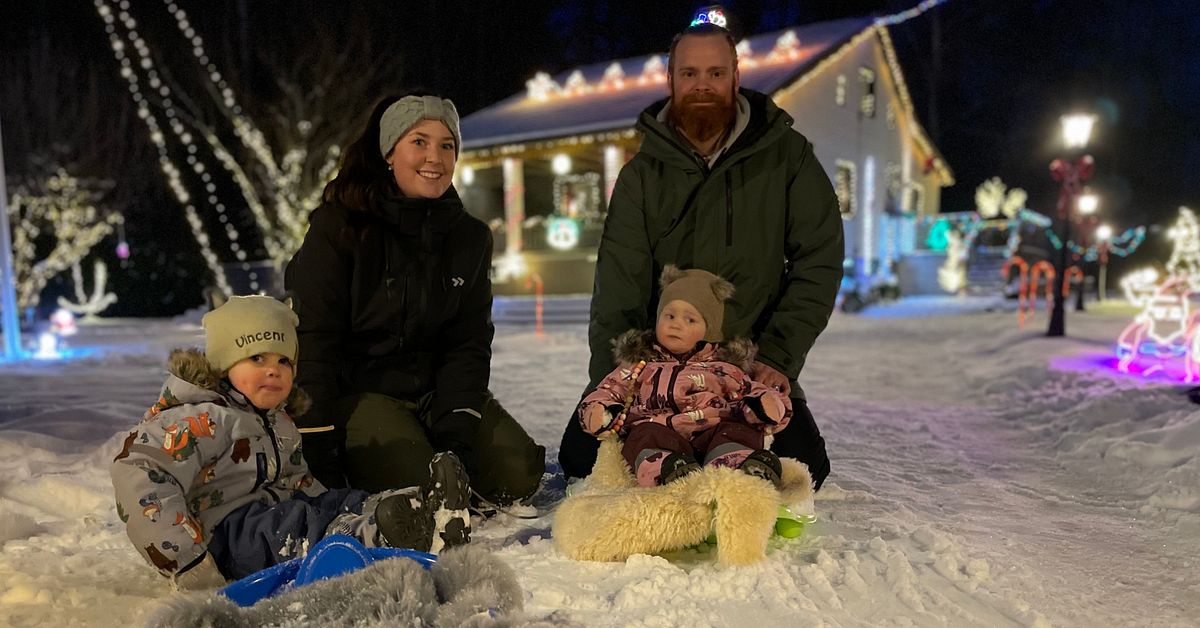Paulines och Roberts julbelysning lyser upp Säffle SVT Nyheter