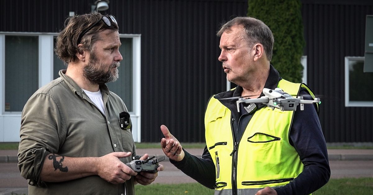 Här testar SVT Dala airports nya övervakningssystem mot drönare