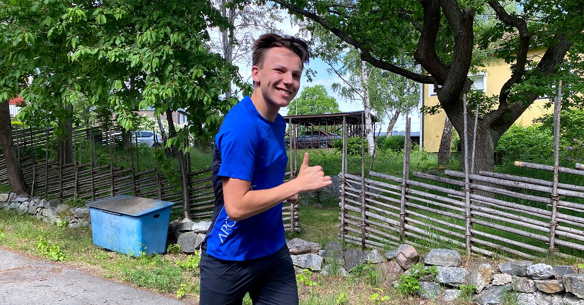 Un numero record di giovani ha partecipato alla Maratona di Stoccolma e Hugo era uno di loro
