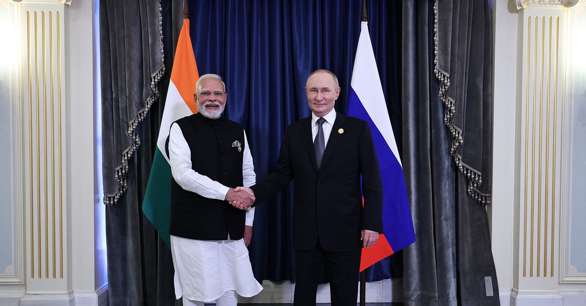 Putin besöker Indien – första besöket sedan Ukrainakriget