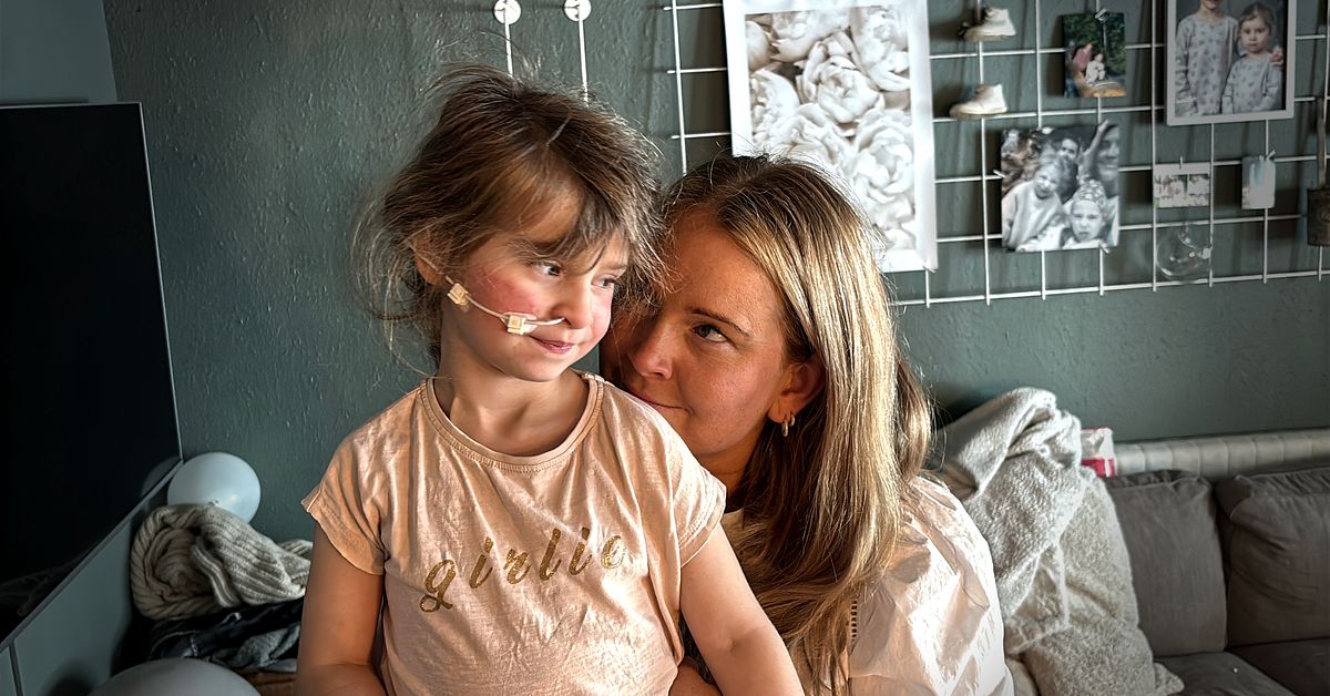 Tyra, 5, fick cancer på grund av extremt ovanlig sjukdom