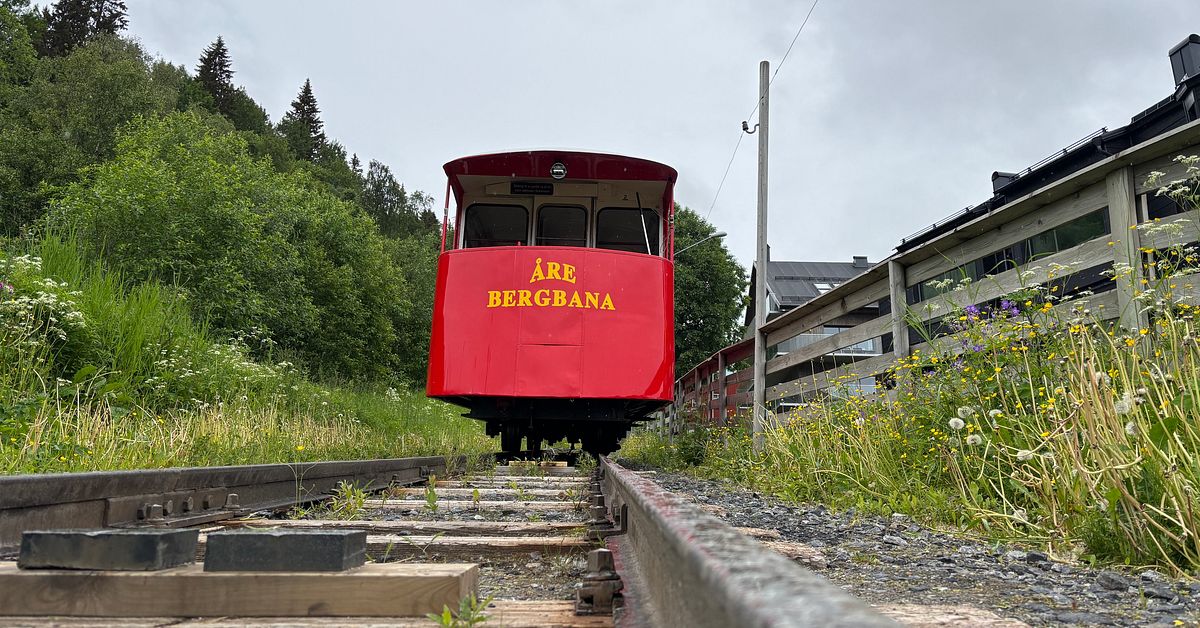 Klurigt arbete att renovera 111 &aring;r gamla bergbanan i &Aring;re