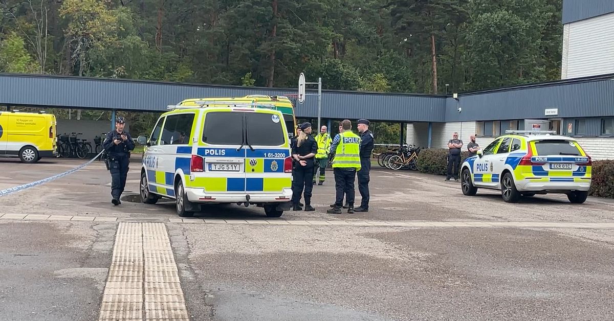 Misst&auml;nkt mordf&ouml;rs&ouml;k p&aring; Fagrab&auml;ckskolan i V&auml;xj&ouml; &ndash; elev till sjukhus
