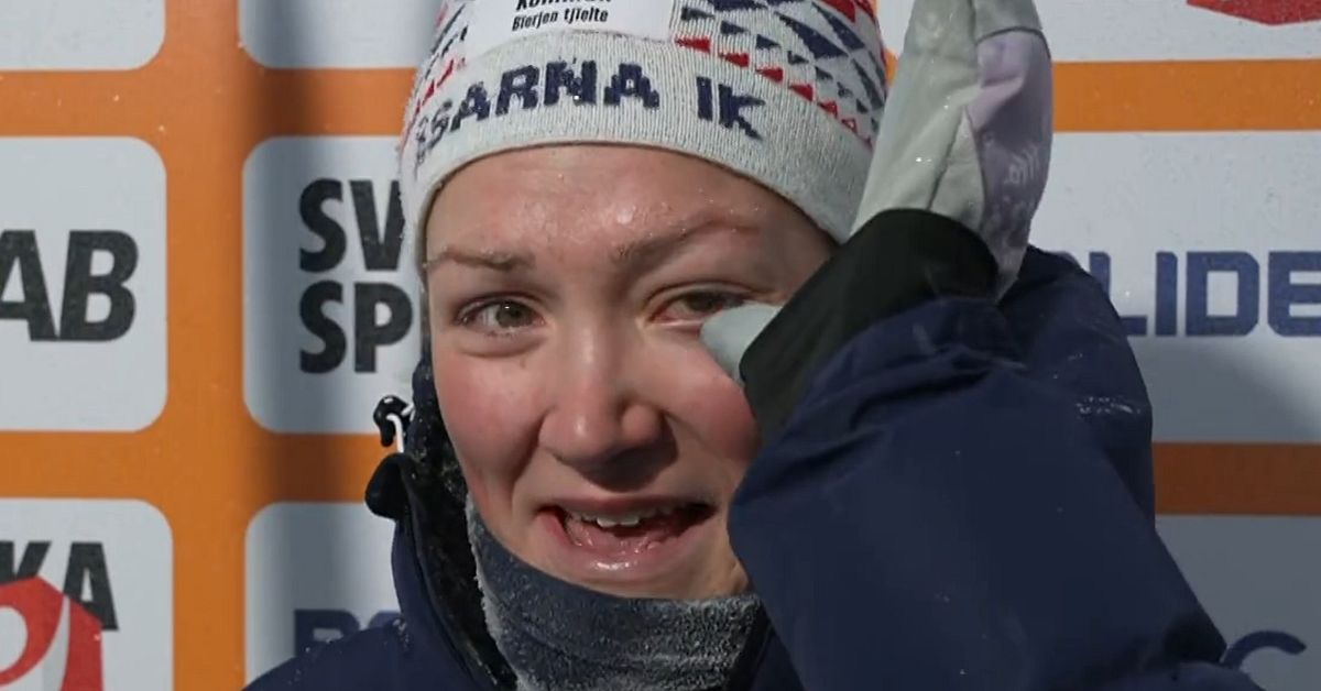 Moa Lundgren känslosam efter målgång: ”Har varit jobbigt”