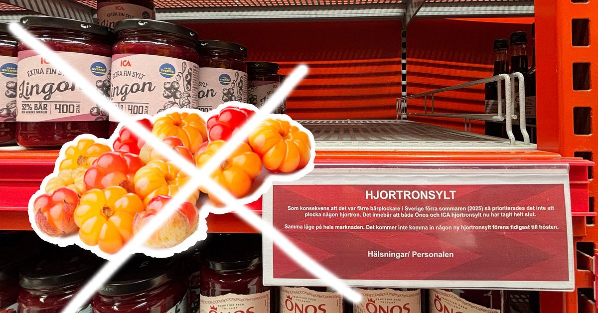 Hjortronsylten helt slut &ndash; kommer tillbaka tidigast i h&ouml;st