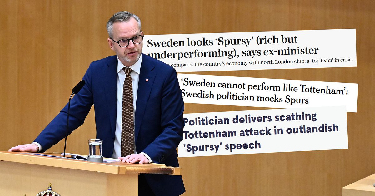 Damberg liknade regeringen vid Tottenham &ndash; &rdquo;or&auml;ttvist&rdquo; enligt L&ouml;fven