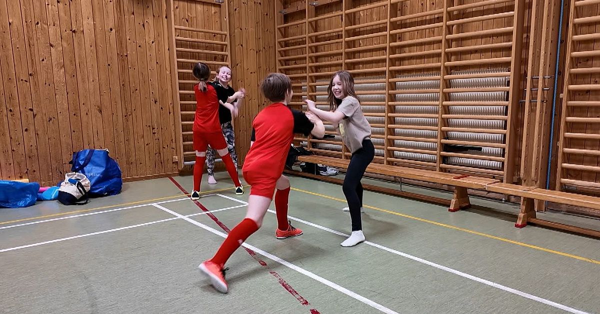 H&auml;r f&aring;r eleverna i Lycksele testa kamplek i skolan