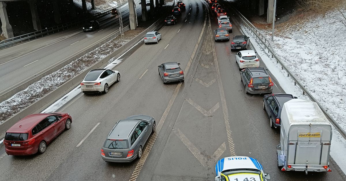 Trafikkaos under mc-m&auml;ssan &ndash; polisen: &rdquo;Havererat totalt&rdquo;