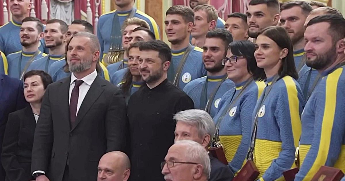 Zelenskyj hyllade ukrainska Deaflympicslandslaget