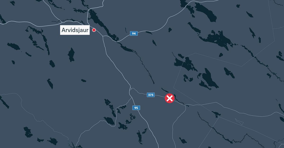 Bil har voltat av väg i Arvidsjaur – två kritiskt skadade