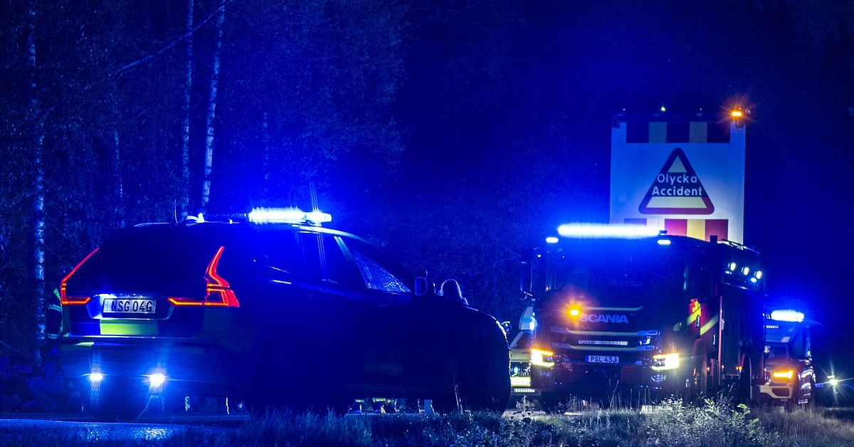 Ung kvinna död i singelolycka vid Sätra Brunn i Sala kommun