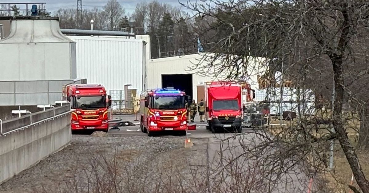Utsl&auml;pp av farligt &auml;mne i Norrk&ouml;ping &ndash; kemdykare p&aring; plats