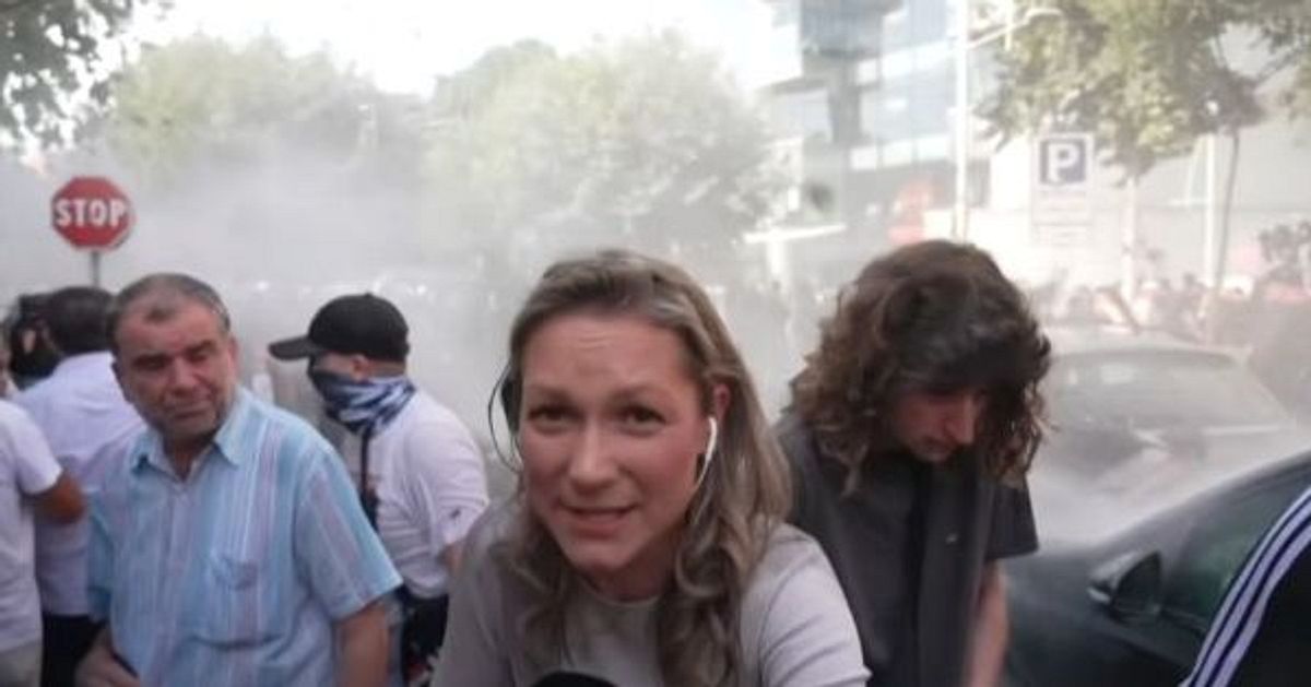 Stora protester i Albanien
