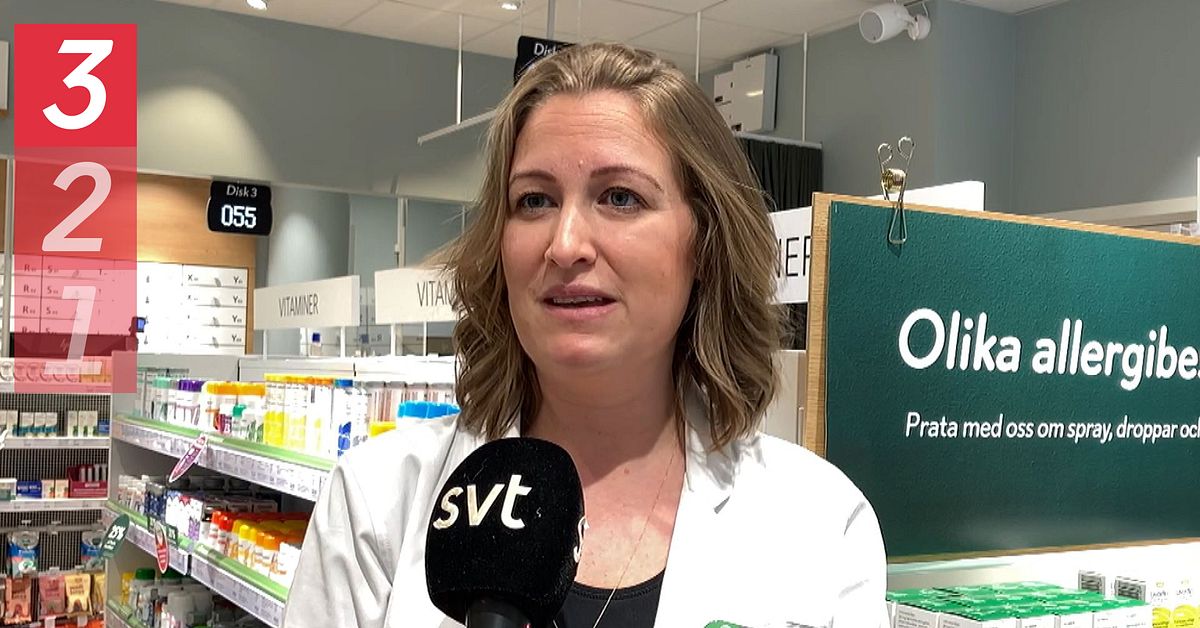 Så vet du om du är pollenallergisk – eller bara förkyld | SVT Nyheter