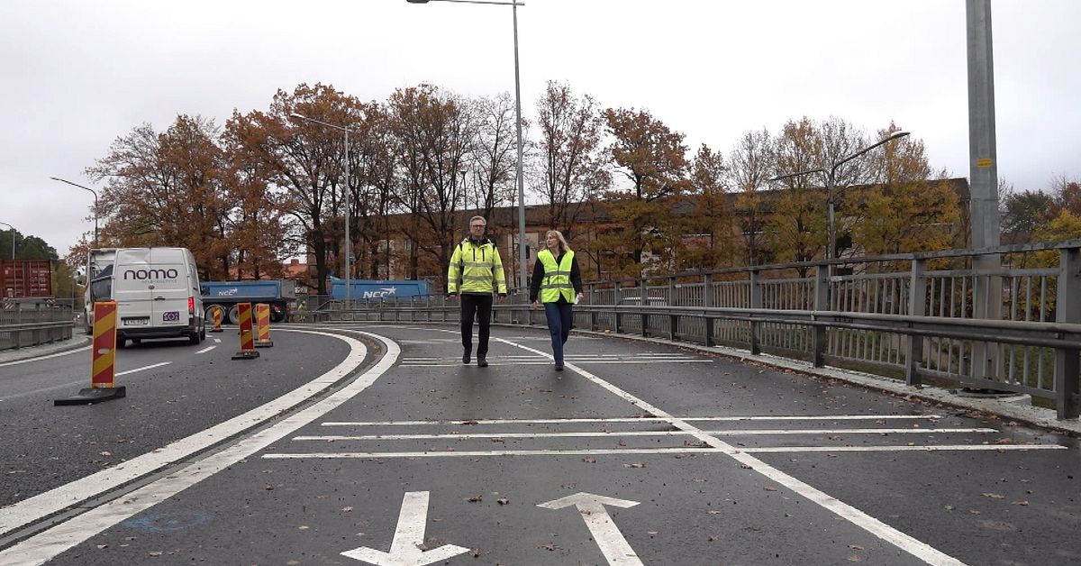 Farligt mot vid E18 byggs om &ndash; s&aring; blir nya cykelbanan s&auml;krare