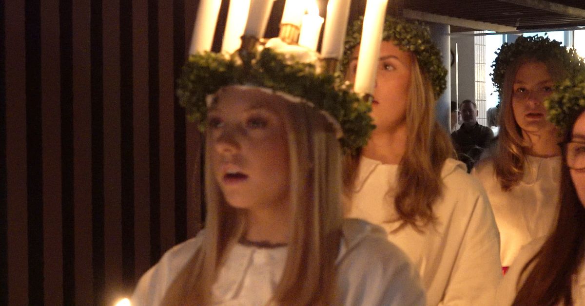 Här firas lucia i Ronneby stadshus ”Vackert” SVT Nyheter