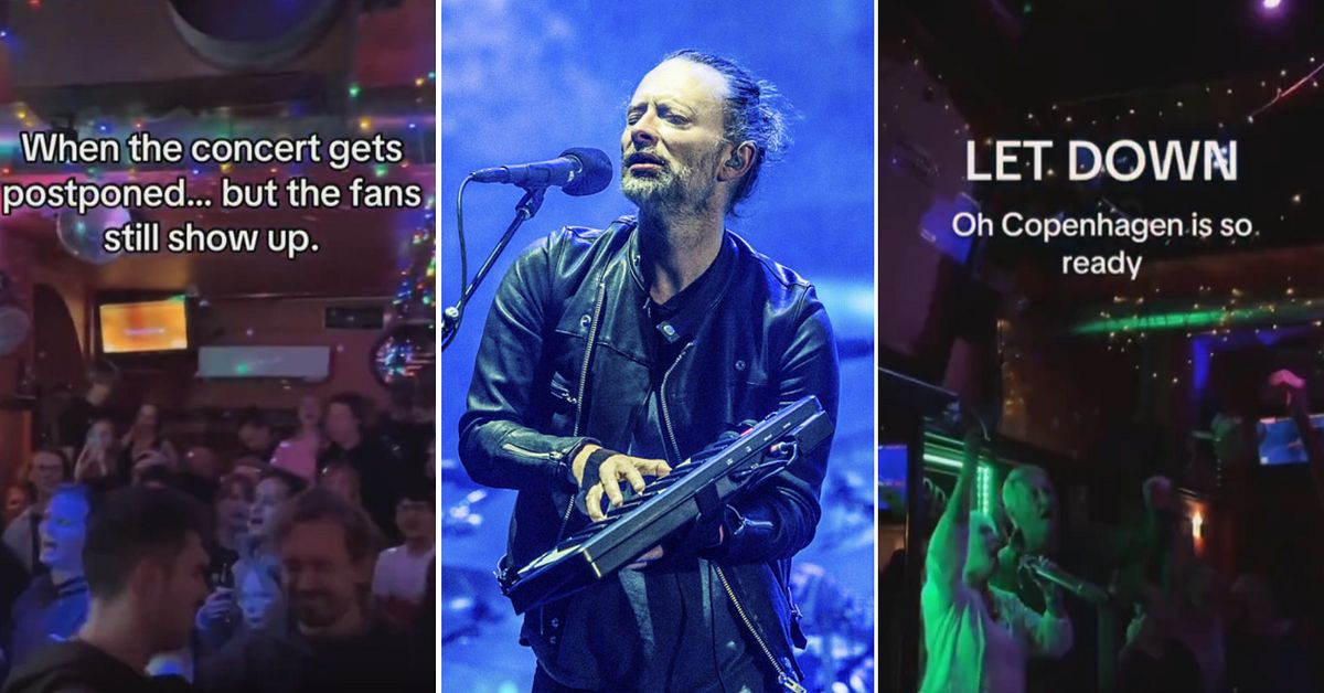 Radiohead ställer in – fansen sjunger karaoke istället