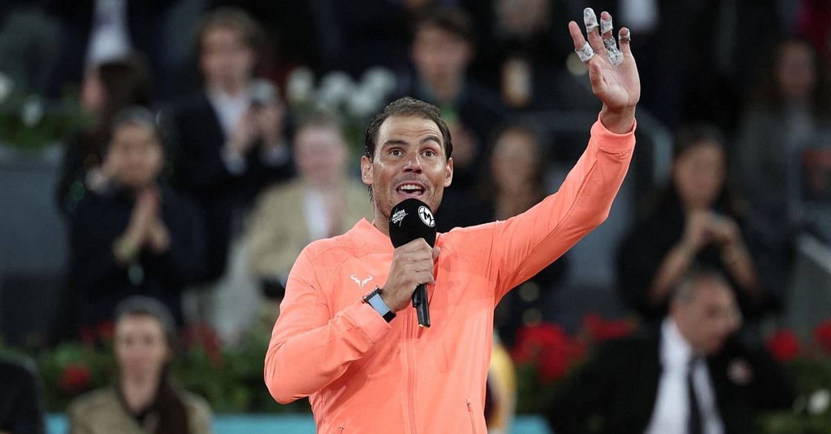Rafael Nadal tog farväl av Madrid – familjen i tårar