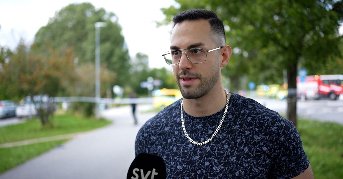 Läkaren Izz blev vittne till skjutningen vid moskén i Örebro