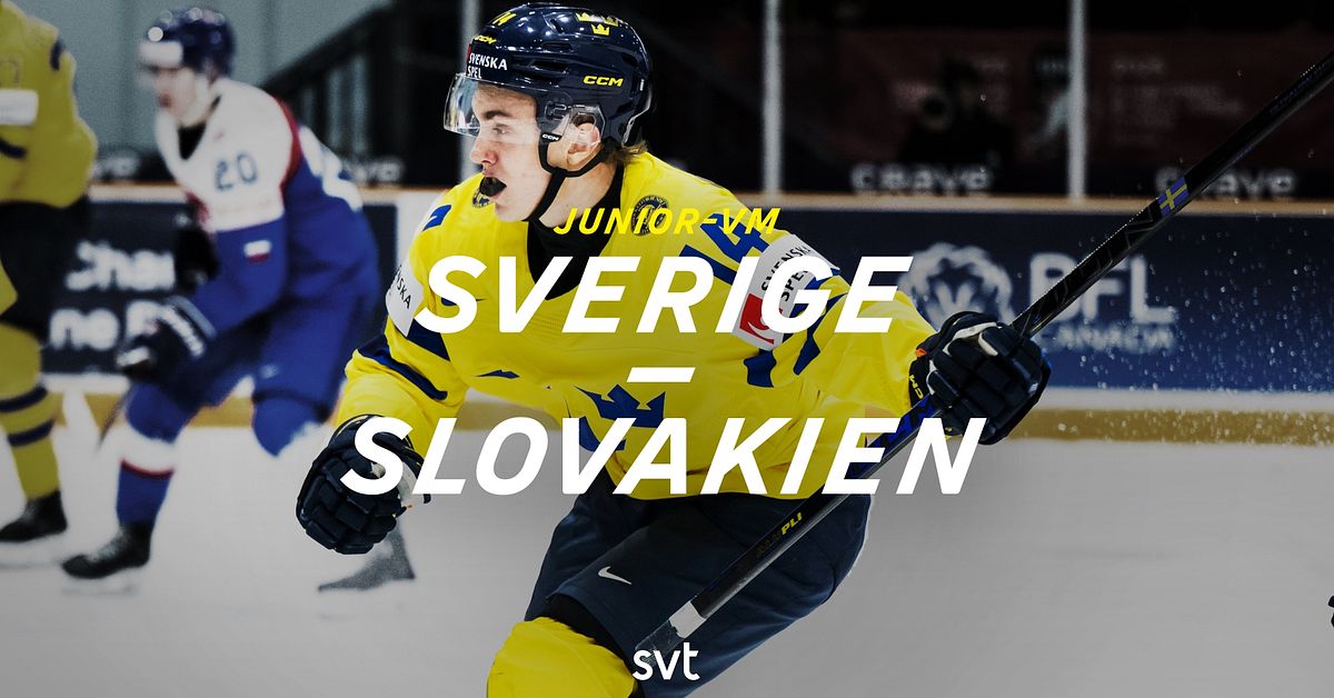Sverige st&auml;lls mot Slovakien i JVM-premi&auml;ren