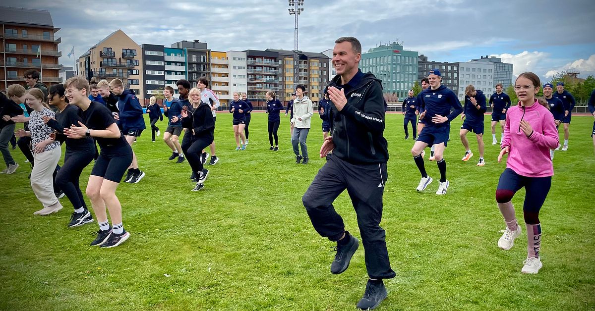 Astronauten Marcus Wandt fick skolelever att springa: &rdquo;En &auml;ra&rdquo;