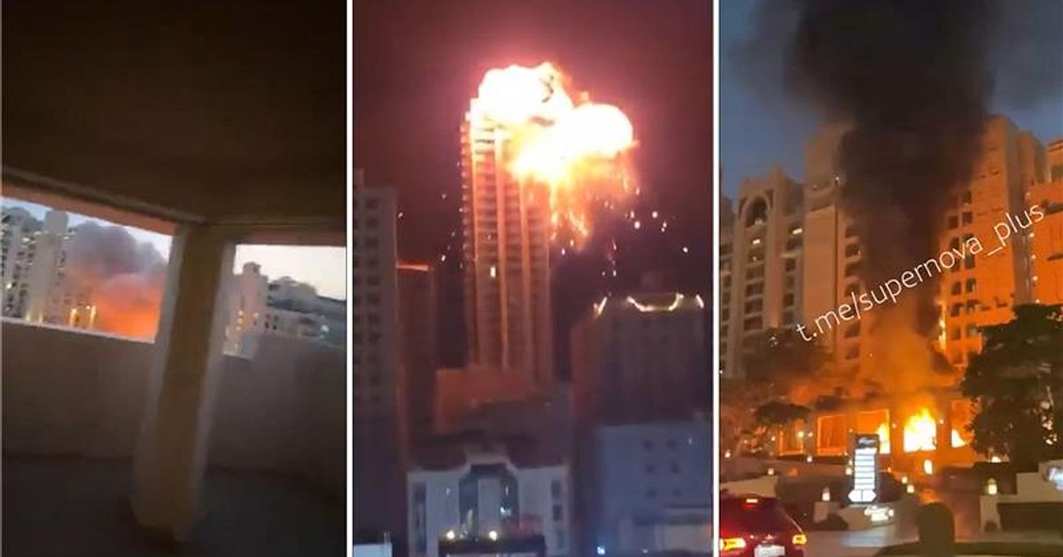 D&auml;rf&ouml;r siktar Iran in sig p&aring; Gulfl&auml;nderna &ndash; se attacken mot lyxhotellet i Dubai