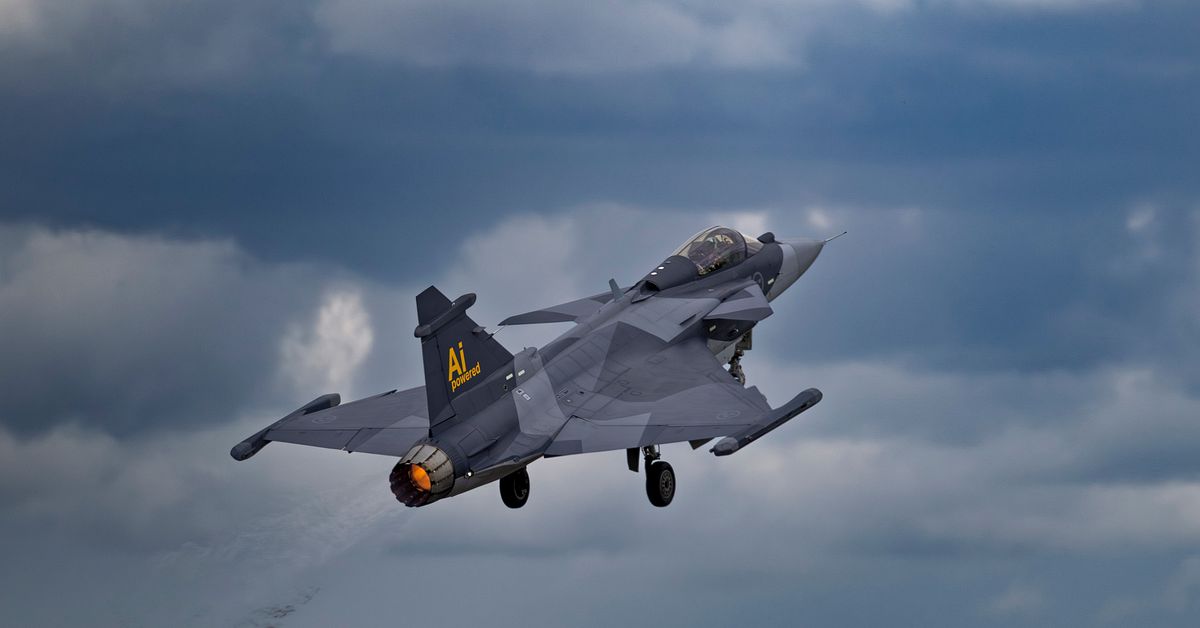 Saab testar AI i Gripen E för framtidens stridsflyg i Sverige